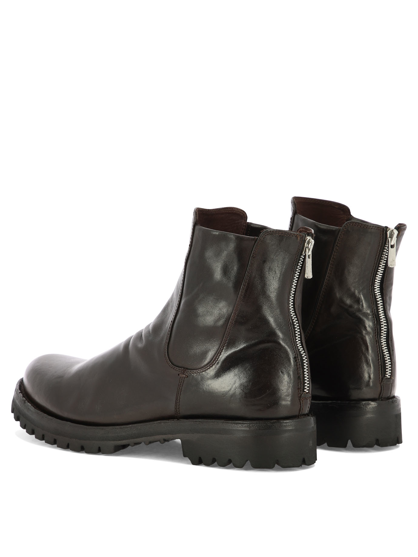 OFFICINE CREATIVE Brown Iconic ankle boots